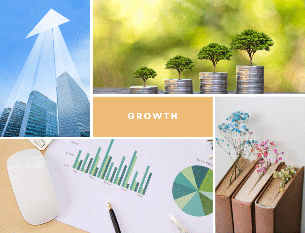 Growth , graphic design